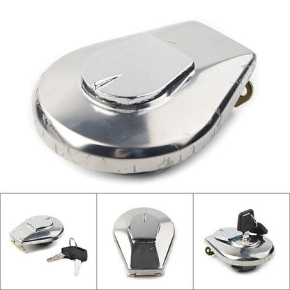 Motorcycle Gas Fuel Tank Cap w/ Key for Honda VT500C VT700C VT750C VT800C