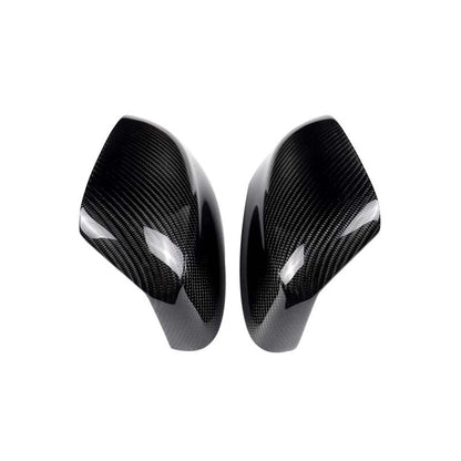 Real Carbon Fiber Replace Side Mirror Caps Cover For BMW X5 X6 2014-2019