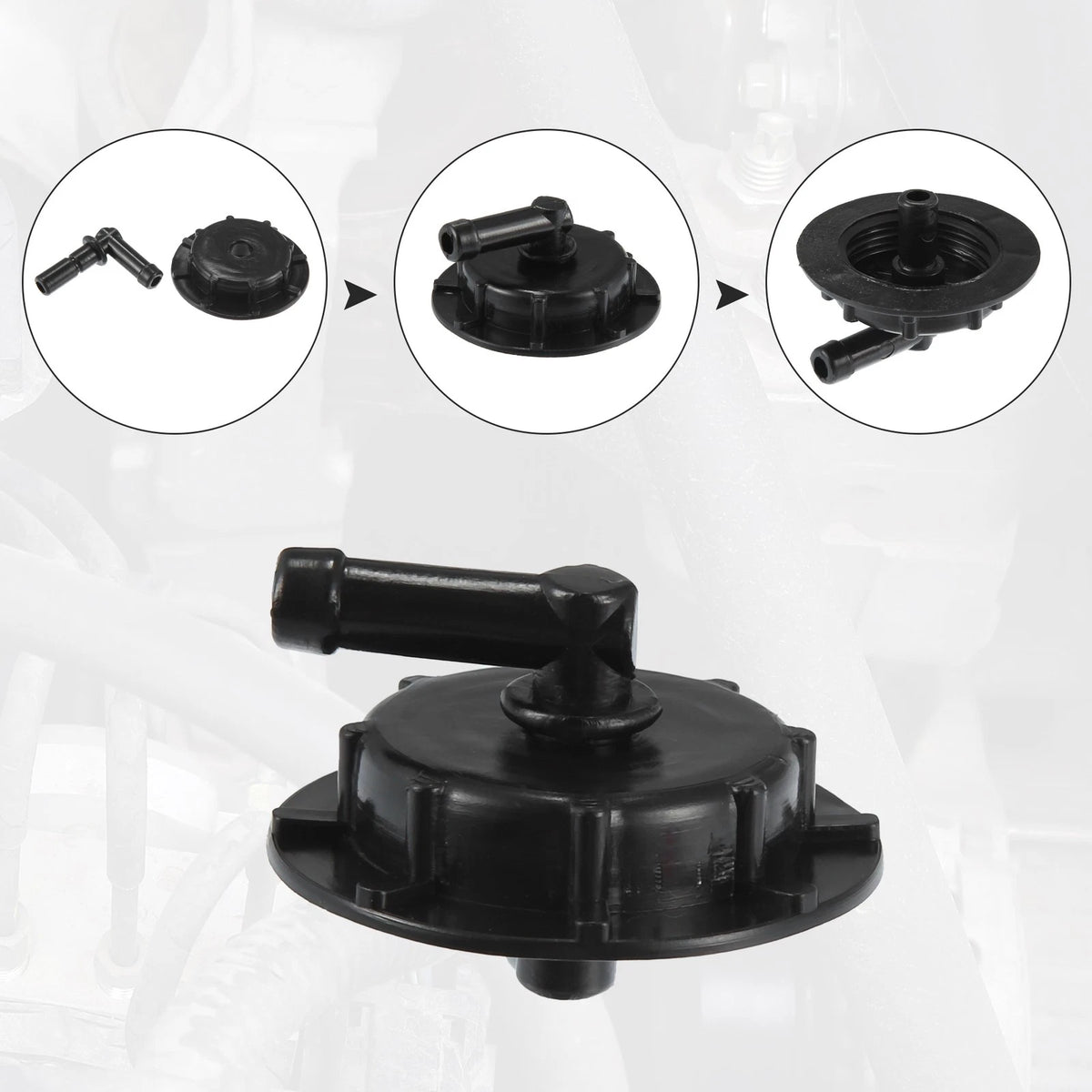 4 x Windshield Washer Fluid Reservoir Caps for Honda Accord (1997-2015)