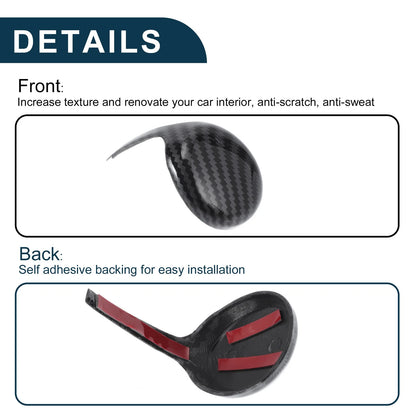 Gear Shift Knob Cover for Toyota Rav4 Corolla Vios (2014-2018) Black