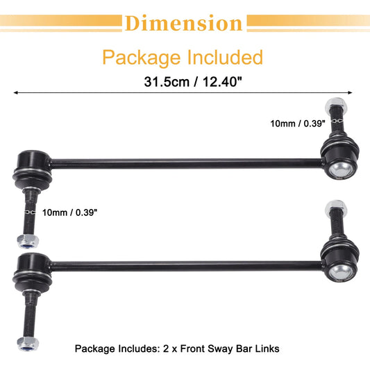 2 x Front Stabiliser Sway Bar Links for Honda Pilot, Acura MDX (2016-2022)