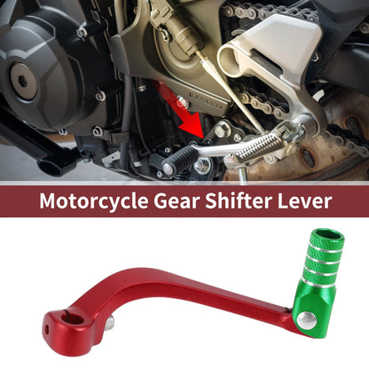 Folding Motorcycle Gear Shifter Lever for Honda CRF110F (2013-2018) Red Green