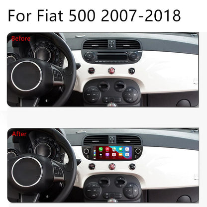 6.86'' Car Stereo GPS Navigation Head Unit for Fiat 500 (2007-2018)