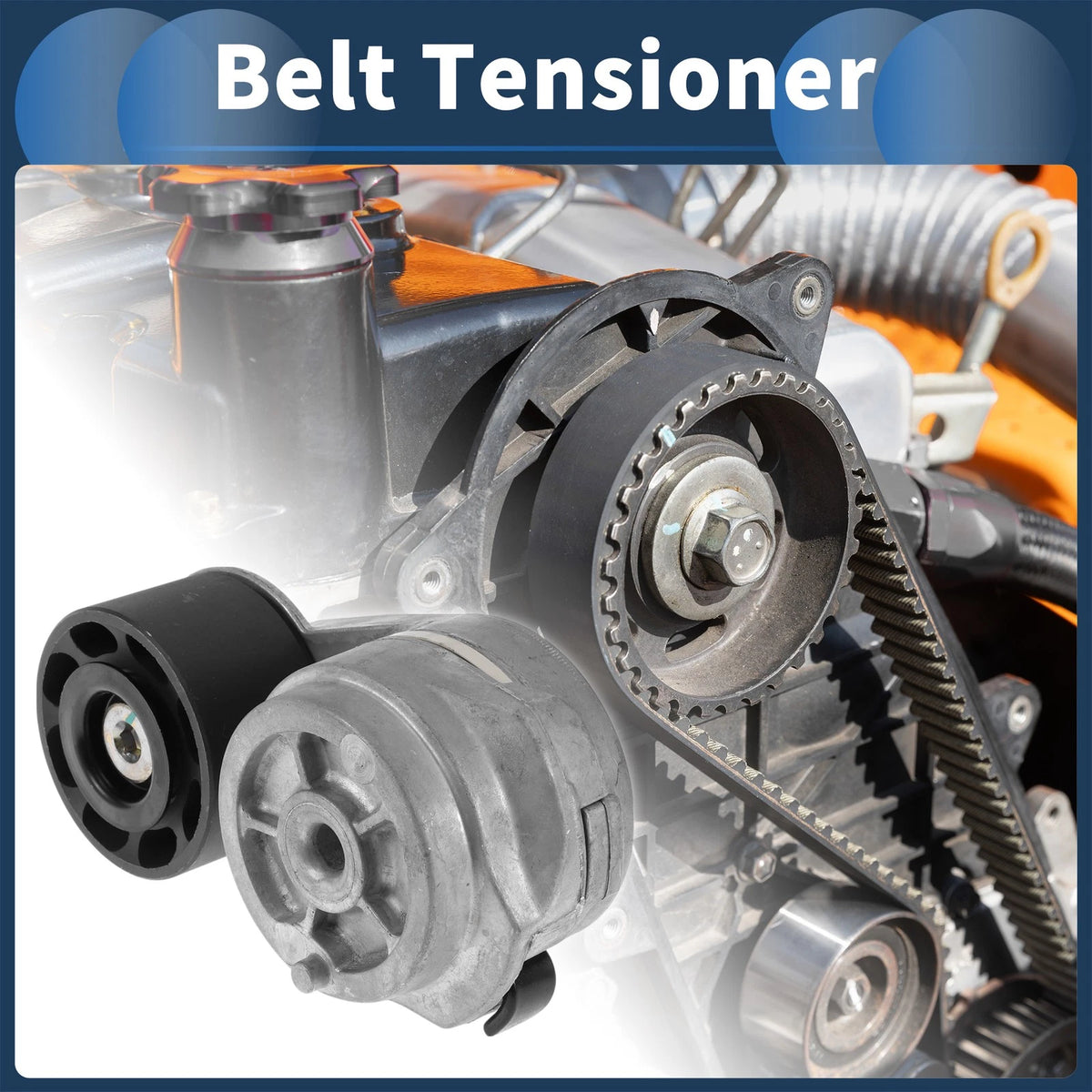 Belt Tensioner for Chevrolet C7500 Kodiak Metal 1 Pc (2004-2009)