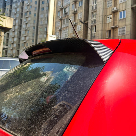 1x Carbon Look Rear Boot Spoiler Lip for VW Polo 6R/6C GTI (2009-2017)