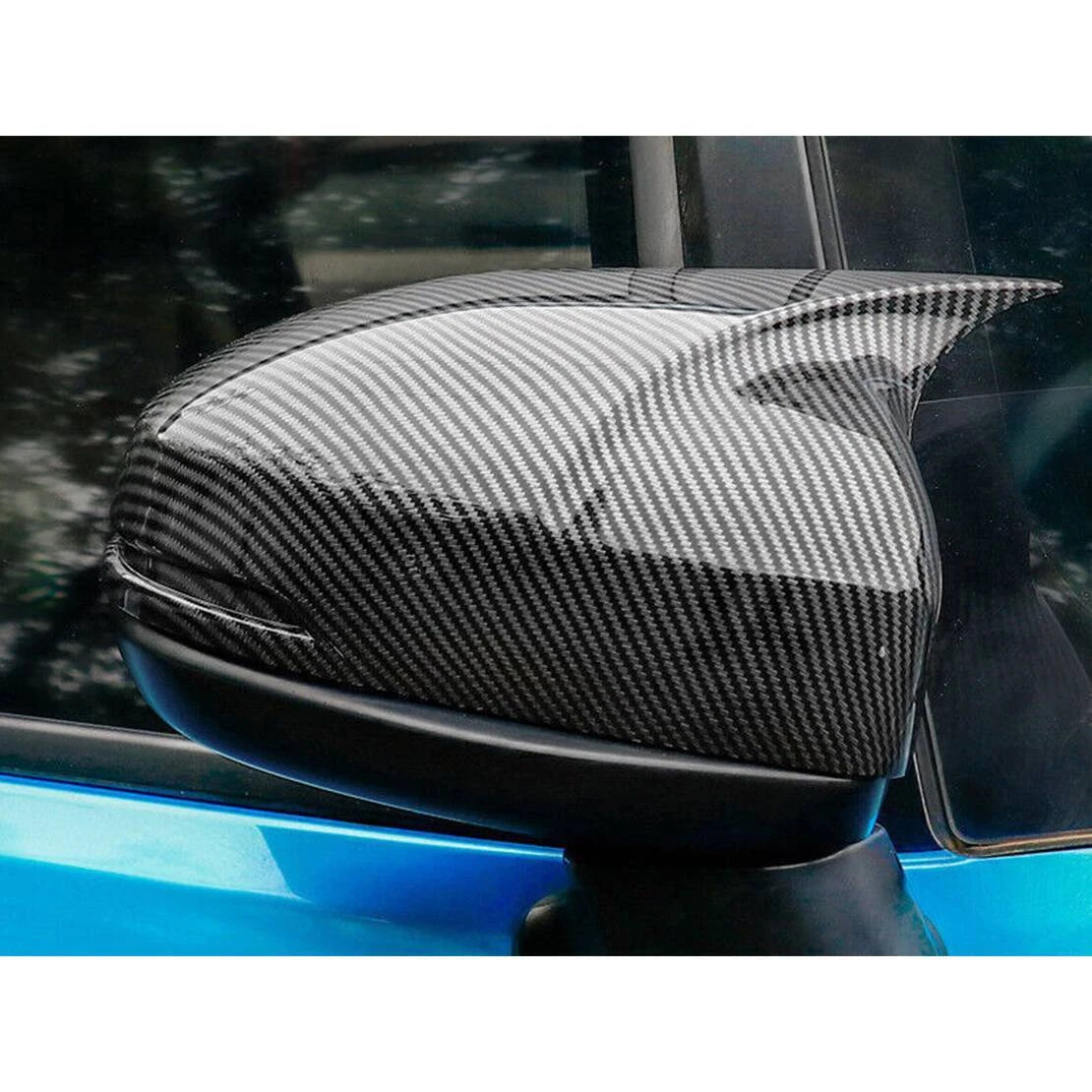 Carbon Fiber Style Side Mirror Covers for Honda Fit (2014-2020)