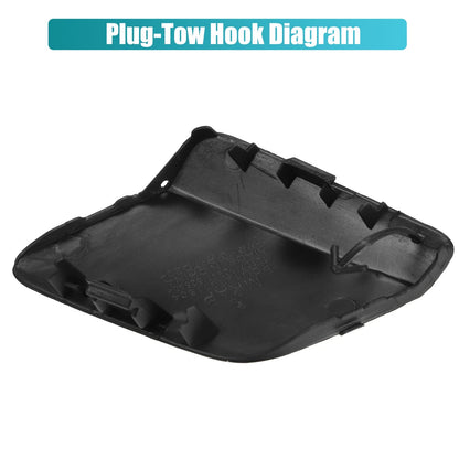 Unpainted Front Right Bumper Tow Hook Cover for Toyota (2016-2023)