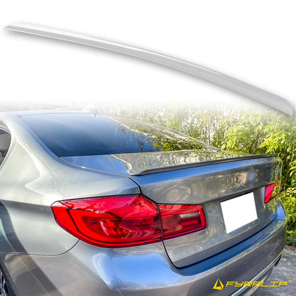 X17 Silver Boot Lip Spoiler for BMW 5 Series G30 (2017-2023)