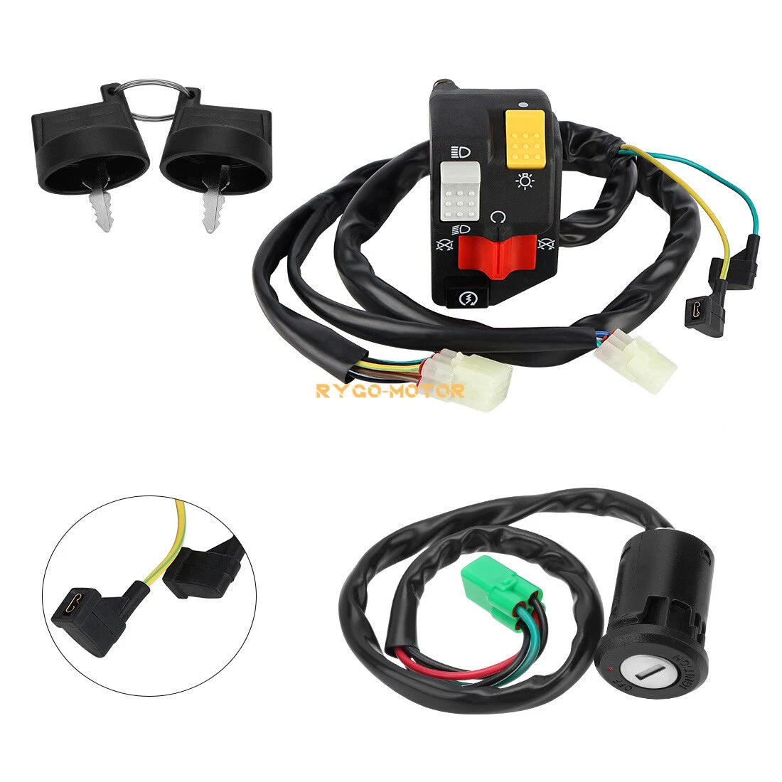 Handlebar & Key Switch for Honda TRX400EX Sportrax / TRX450ER (2005–2014)