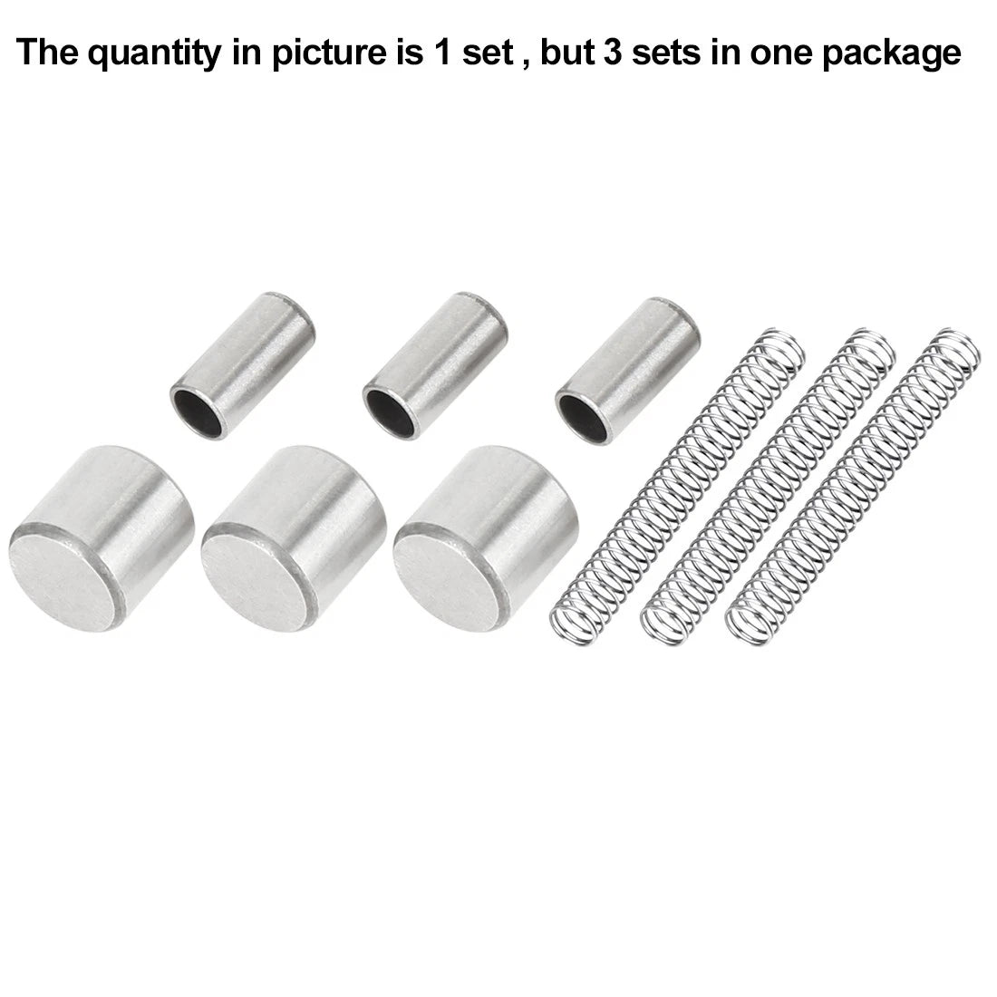 Roller Pin 3 Set Motorcycle Engine Start Clutch Roller Pin with Spring Set for GY6-125