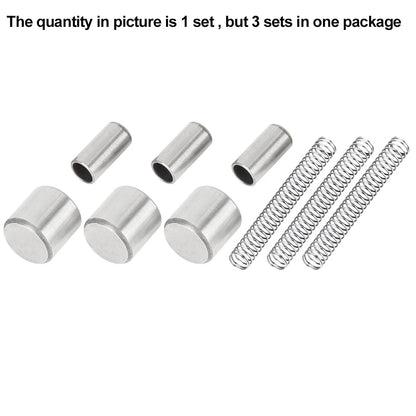 Roller Pin 3 Set Motorcycle Engine Start Clutch Roller Pin with Spring Set for GY6-125