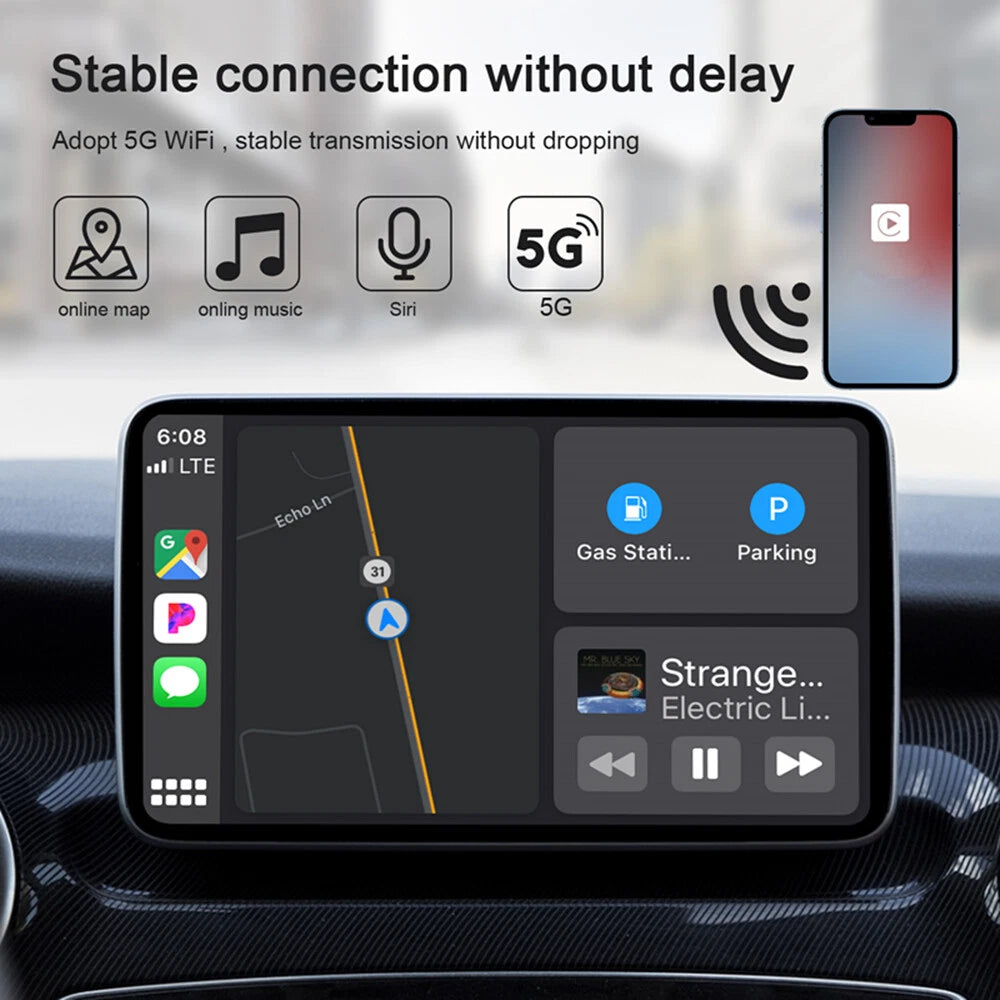 USB Adapter for Wireless Carplay iPhone Car Navigation Player