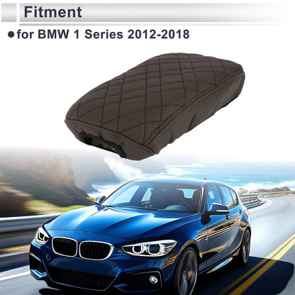 Deep Brown Center Console Cover for BMW 1 Series (2012-2018) 1 Pc