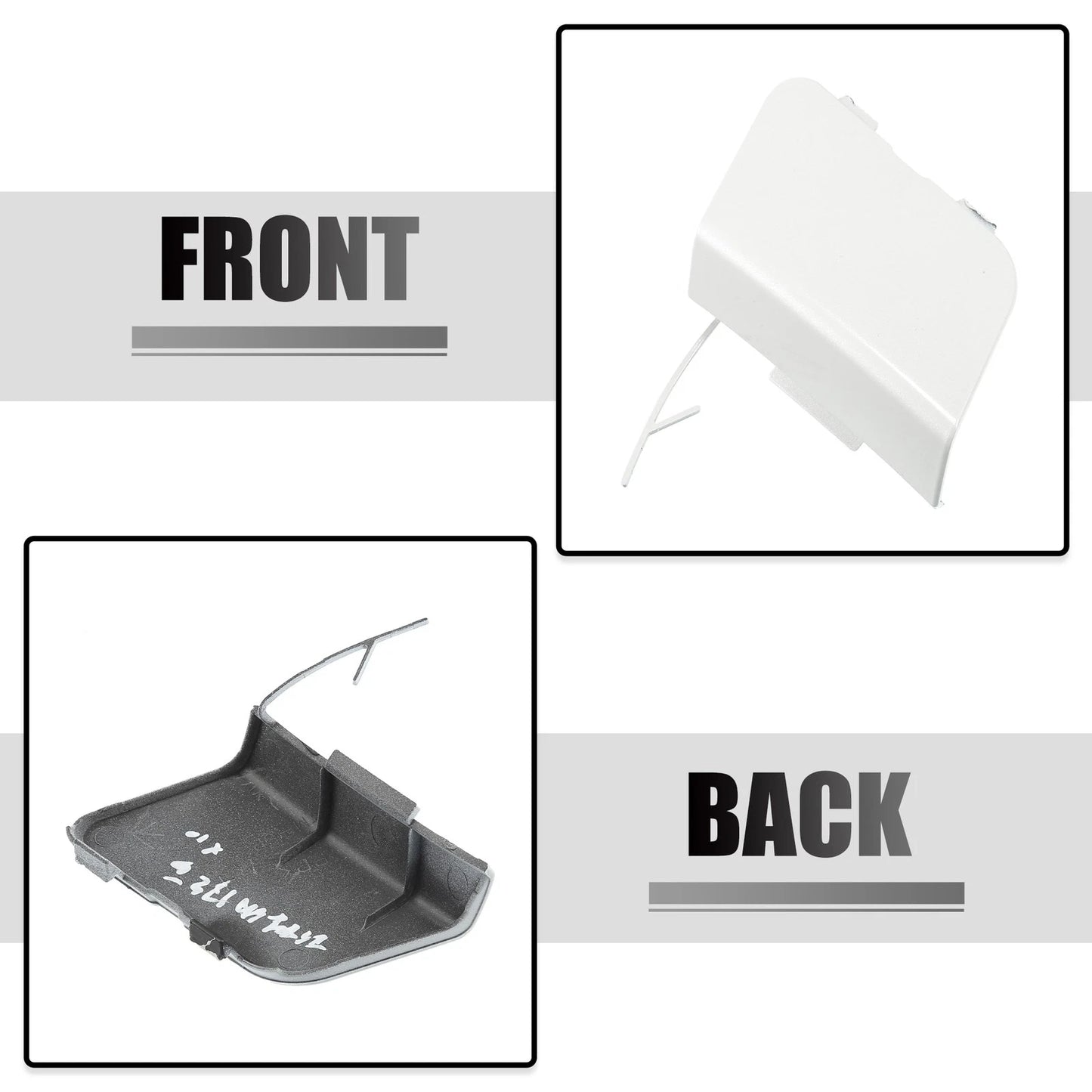 Front Right Tow Hook Cover for Subaru Forester (2014-2018) White