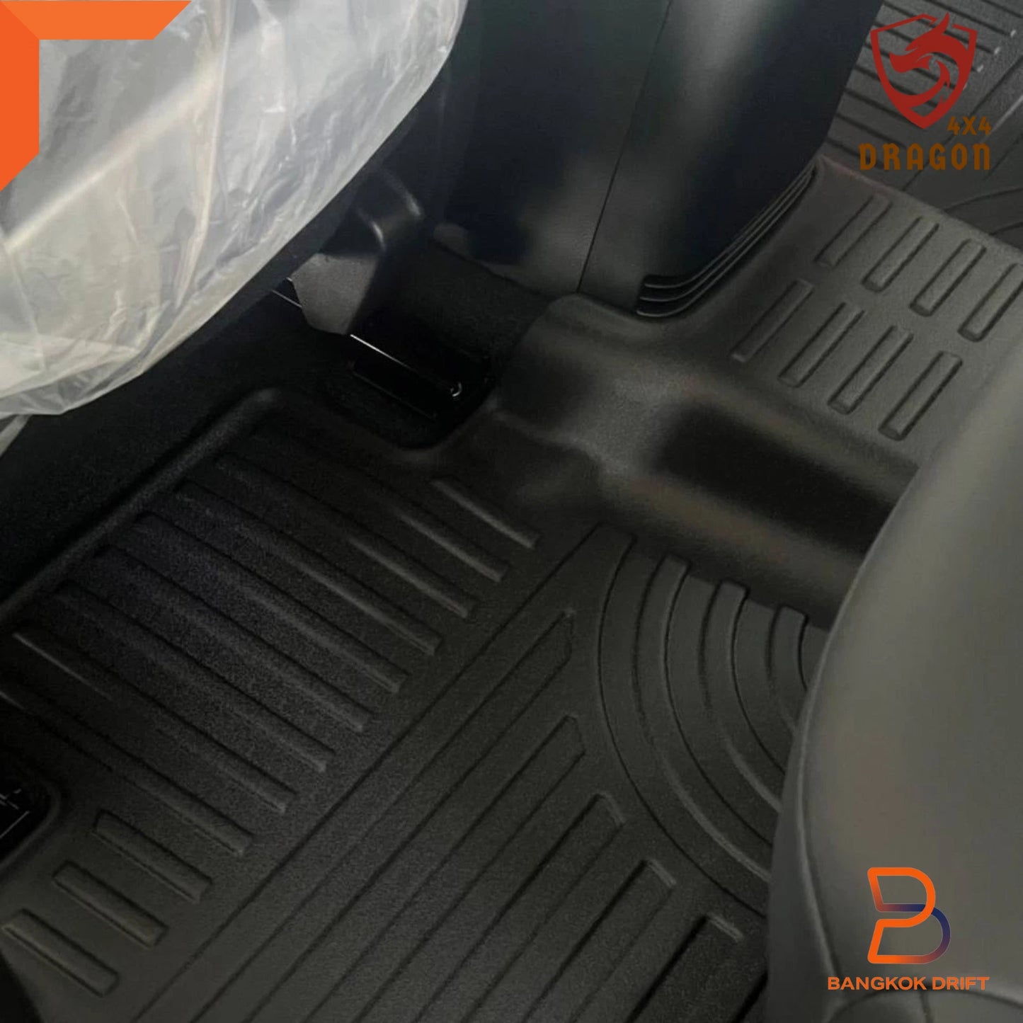 Premium 3D TPE All Weather Floor Mats for Toyota Hilux Ute Revo (15-25)