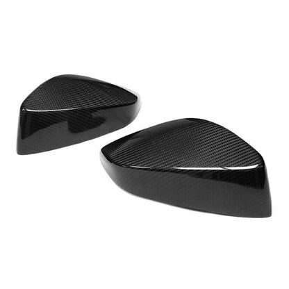 Black Carbon Fiber Side Mirror Covers for Toyota GT86 Subaru BRZ FR-S (2012-2015)