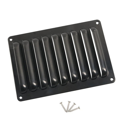 Air Vent Grill Cover for RV Bus - Black ABS Ventilation Grille Trim