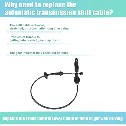 Auto Transmission Control Lever Cable for JEEP GRAND CHEROKEE (1993-1998)