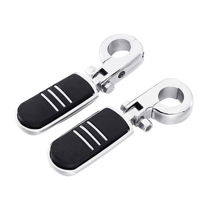 1. Pegstreamliner Foot Pegs for 1.25" Harley Engine Guard Bar