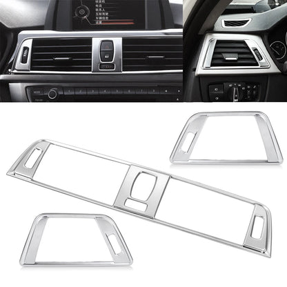 3 x Interior Trim Central/Rear Air Vent Covers for BMW 3 Series (2012-2019)