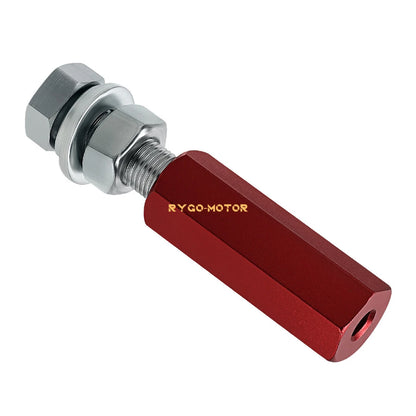 1/4in Red Quick Release Flag Pole Holder Mount for ATV UTV Dirt Bike Motorcycle