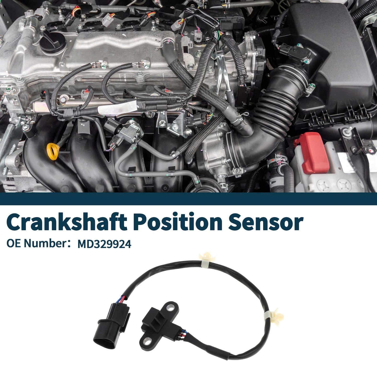 Crankshaft Position Sensor for Mitsubishi Galant 2.4 (1999-2001) 1 Pc