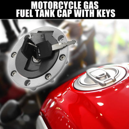 1 x Set Gas Tank Cover Locking Fuel Tank Cap with Keys for Yamaha