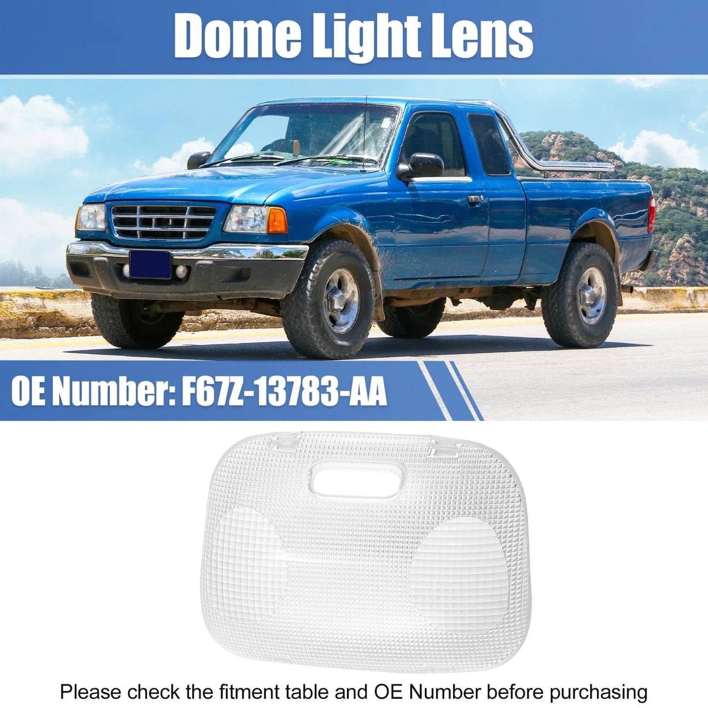 Dome Light Lens for Ford Ranger (1993-2003)