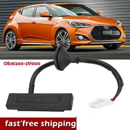 Tailgate Switch Release Door Handle Black for Hyundai Veloster Hatch (2012–2017)
