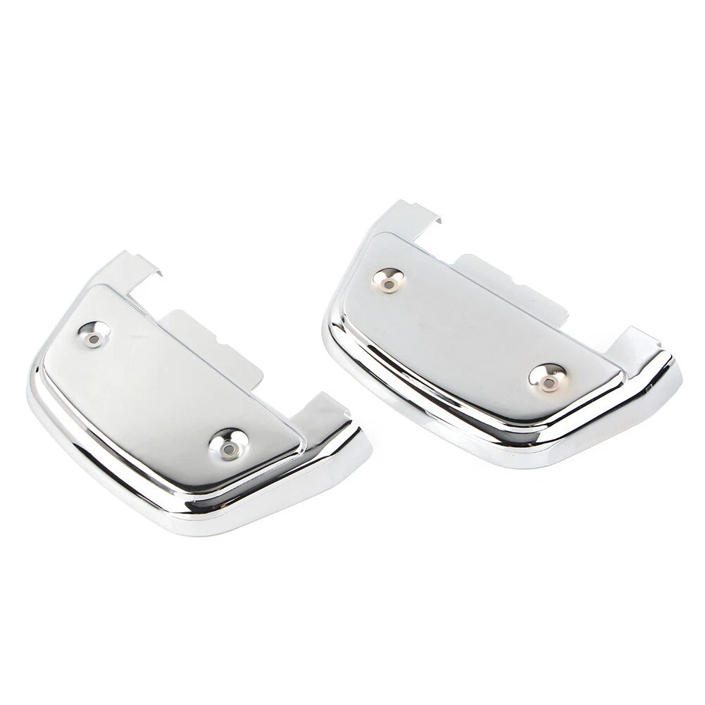 Chrome Passenger Footboard Covers for Harley Touring Road Glide (2014-2023)