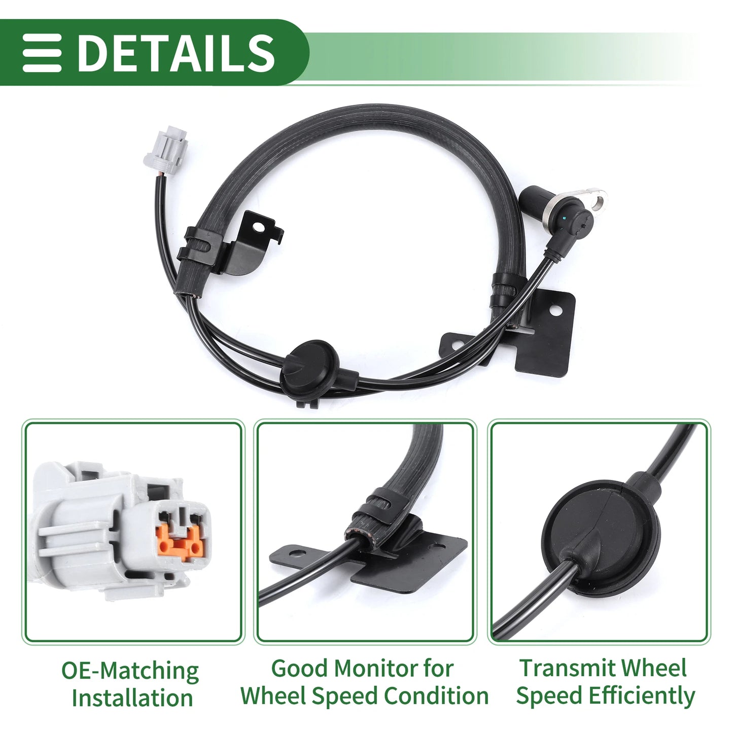 ABS Wheel Speed Sensor for Infiniti I30 Front Right