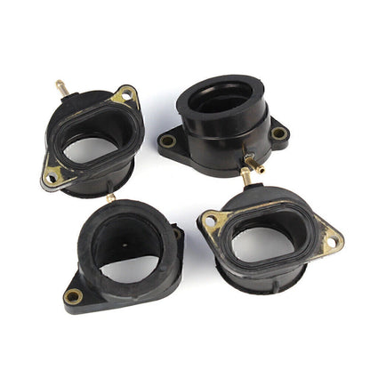 4PCS Carburetor Intake Manifold Boots for Yamaha FZS1000 FZ-1 (2001-2005)