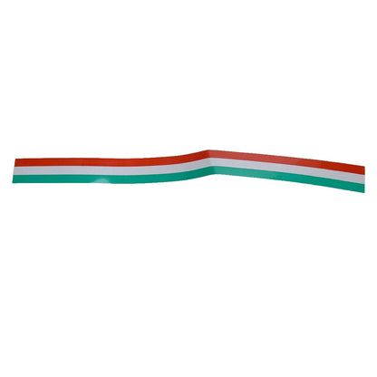Italian Flag Car Cover 20cm x 1.5cm
