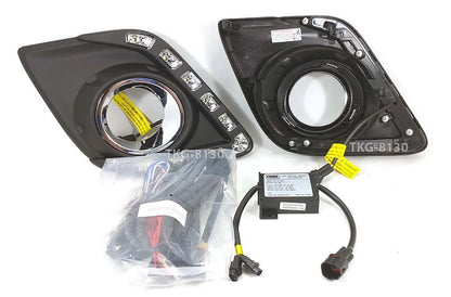 Fog Lights Covers for Toyota Hilux Revo 2WD (2015-2017)