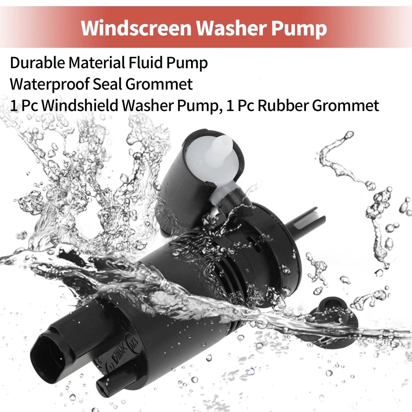 Windshield Washer Pump for Cadillac Chevy Equinox (2005-2017)