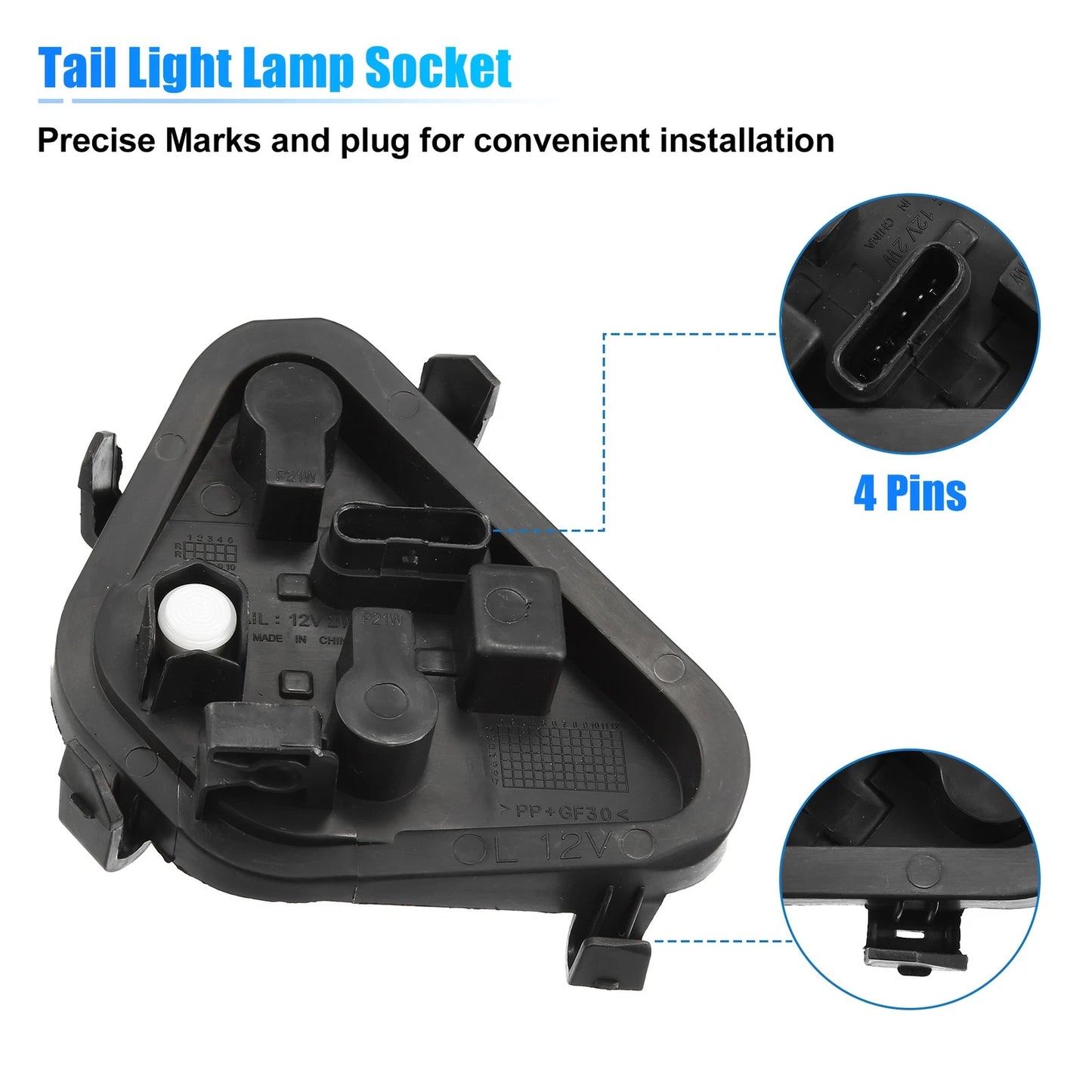 Rear Left Tail Light Bulb Socket for BMW 335i (2014-2015)