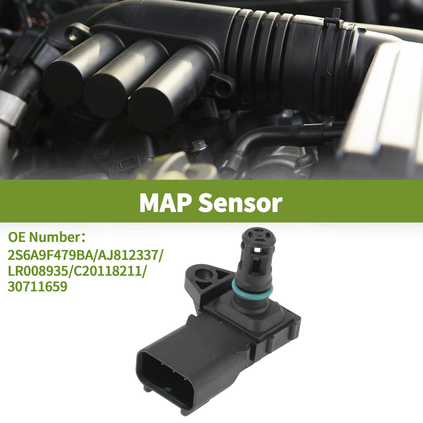 Manifold Absolute Pressure Sensor for Ford C-Max 1.6 (2004-2007)