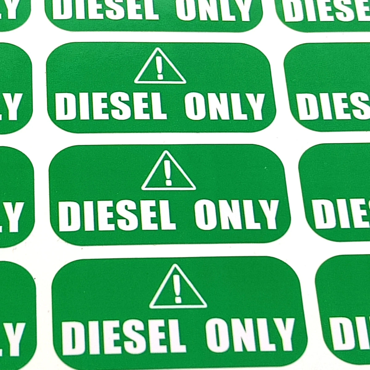 Diesel Only Sticker for Truck/Car Gasoline Decal Vinyl Tank Label
