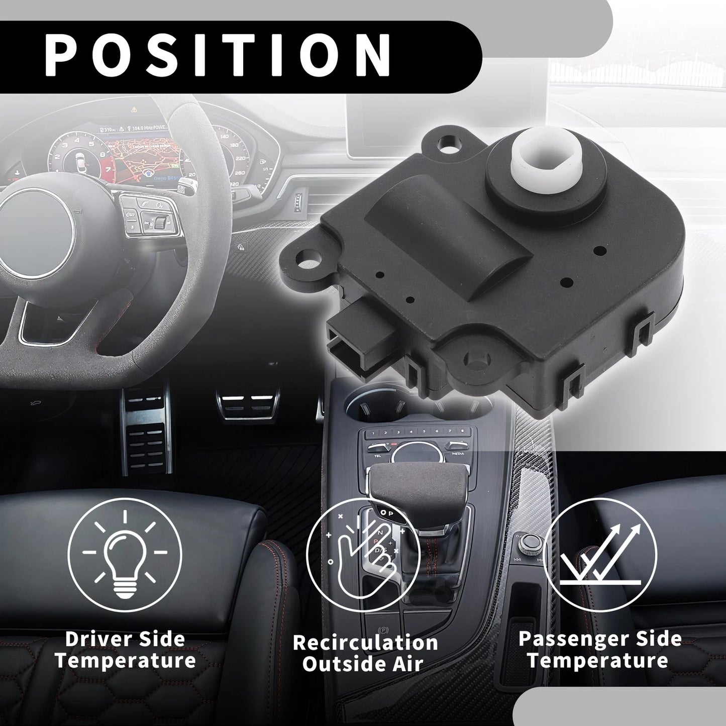 HVAC Heater Blend Door Actuator for Chevrolet Captiva Sport (2012-2015)