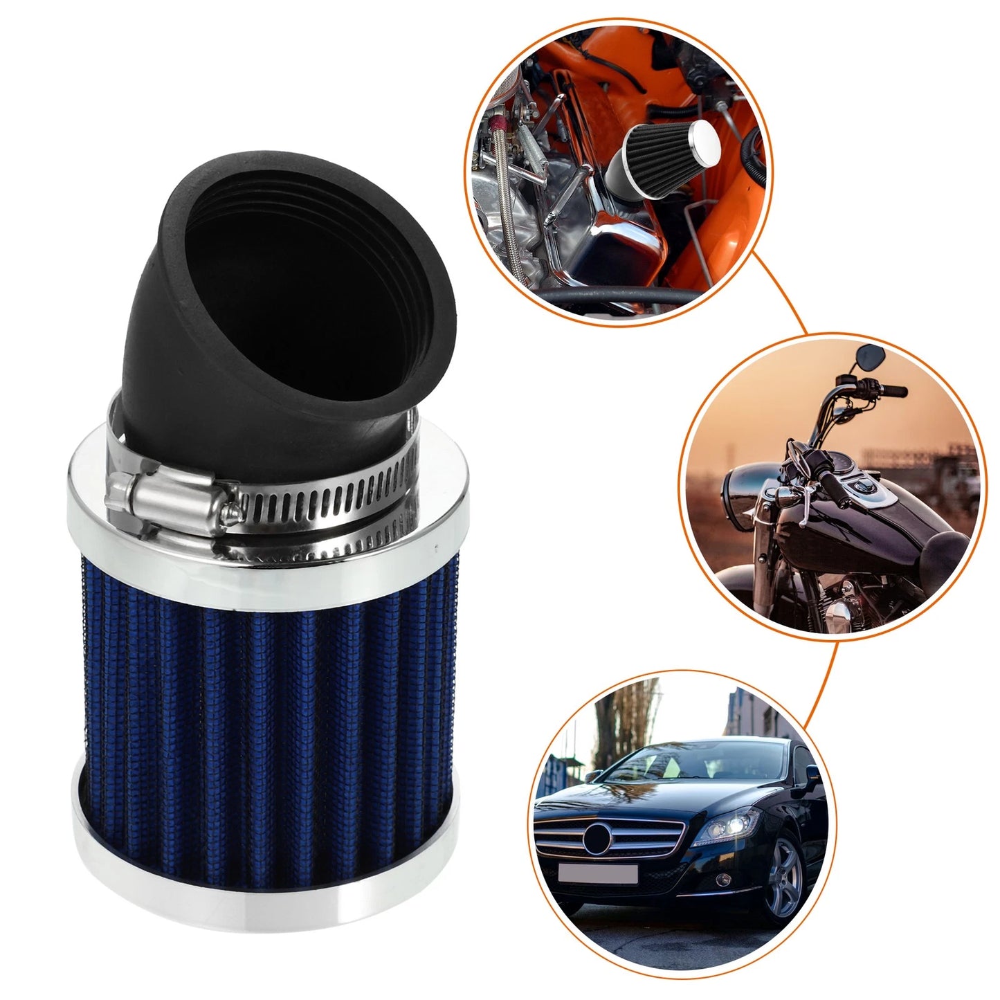 Motorbike Air Filter / Universal 28mm–48mm / Air Filter for Yamaha ATV