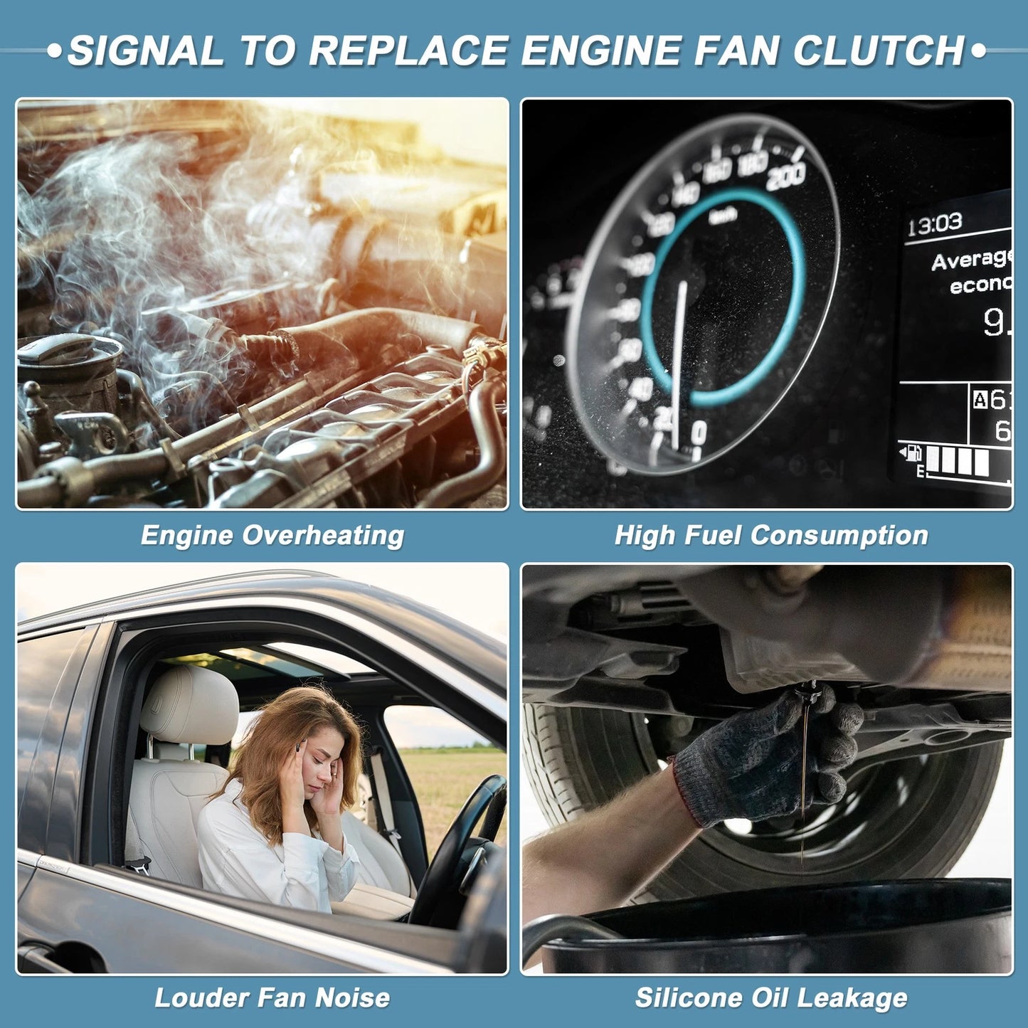 Engine Cooling Fan Clutch for BMW 323ci E46 2000 (2000)