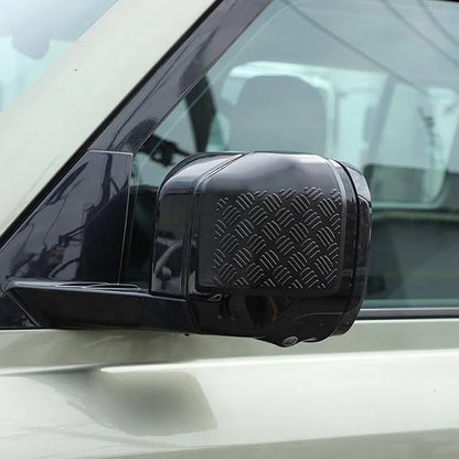 2 x Gloss Black Exterior Rear View Mirror Covers for Land Rover Defender (2020-2024)