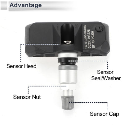 Tire Pressure Sensor 433Mhz for BMW 128i 135i (2008-2010) 1 Pc
