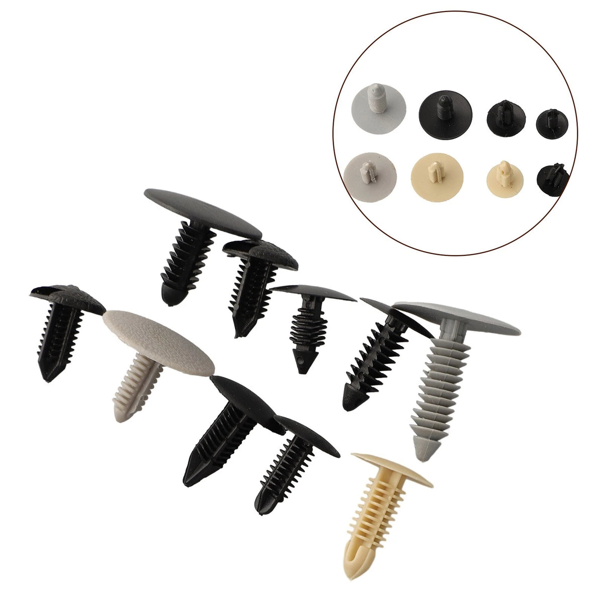 Roof Lining Rivet Wheel Arch Linings 100pcs Boot Linings Fastener Fender