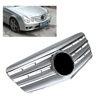 Front Upper Bumper Mesh Grille for Mercedes-Benz E Class W211 (2007-2009)