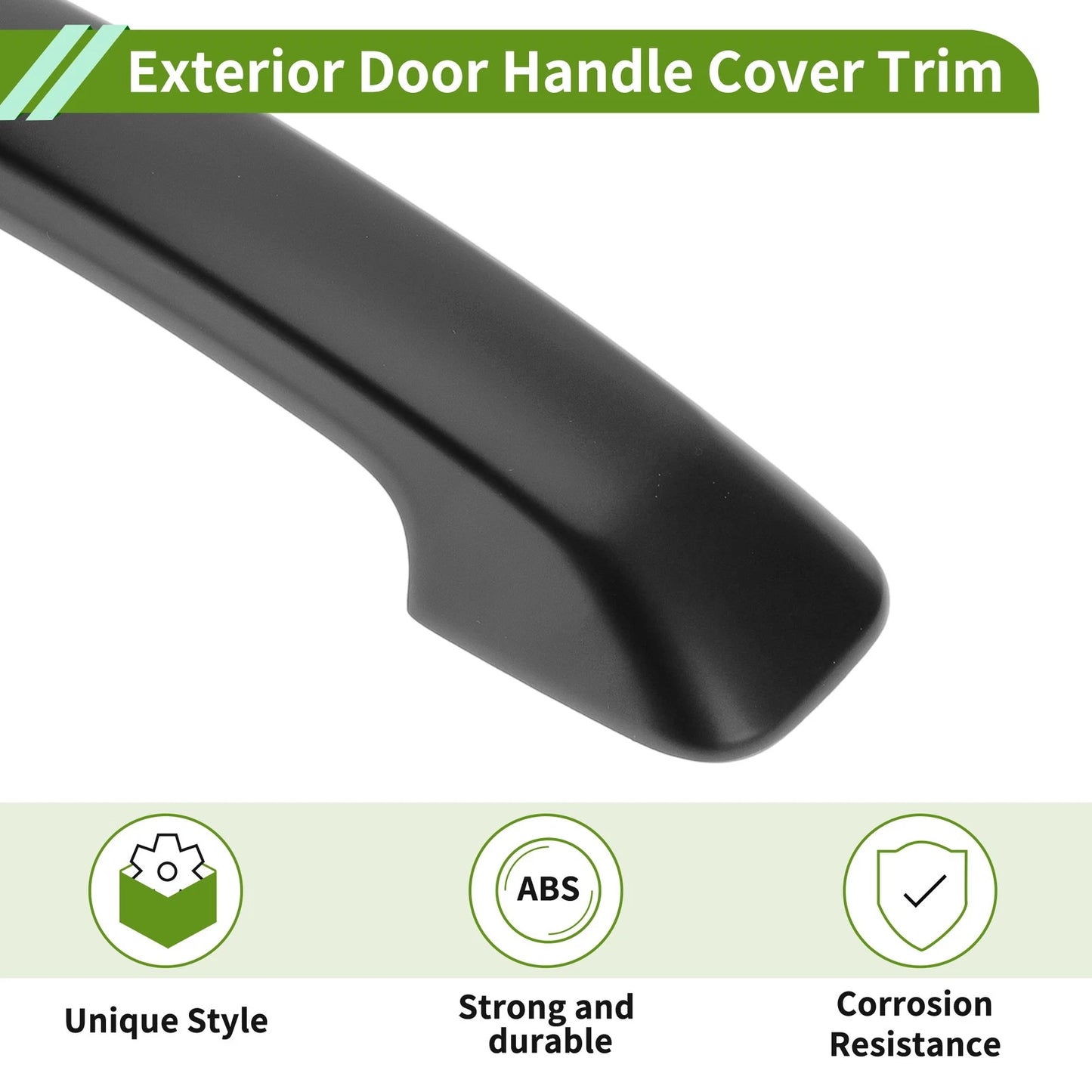 Matte Black Exterior Door Handle Cover Trim  for Toyota FJ Cruiser (07-22)
