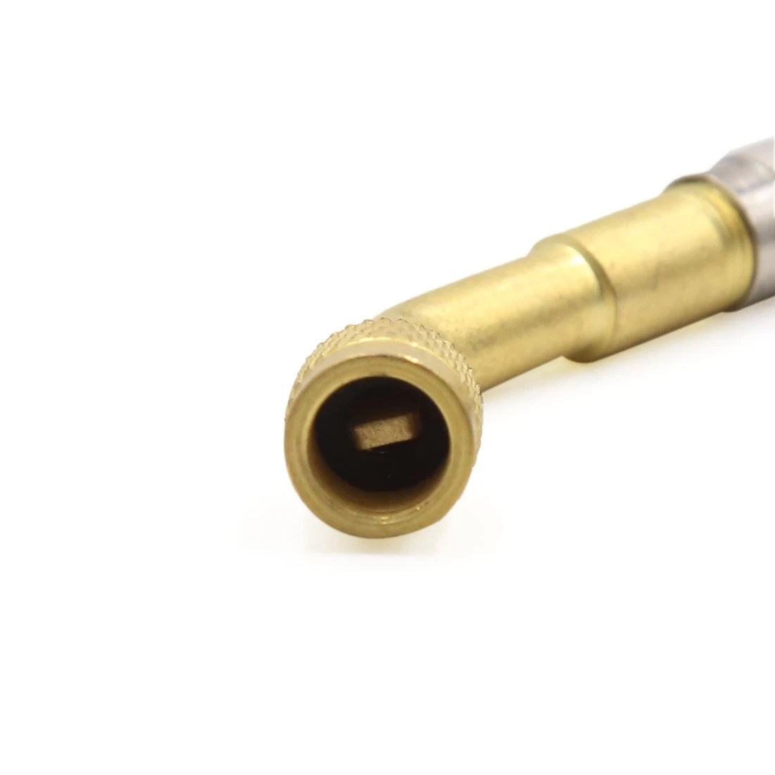 135 Degree Gold Tone Tire Valve Extension Adaptor Stem Extender for Motorcycle
