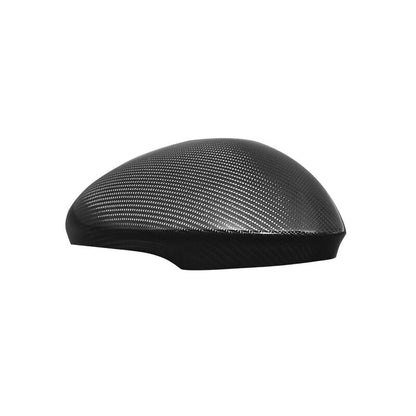 100% Carbon Fiber Stick-on Side Mirror Caps Cover for Alfa Romeo Stelvio 2017-20