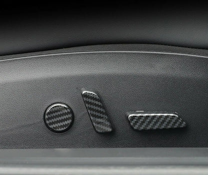 Carbon Fiber Style Cover Trim for Tesla Model Y (2020-2023)