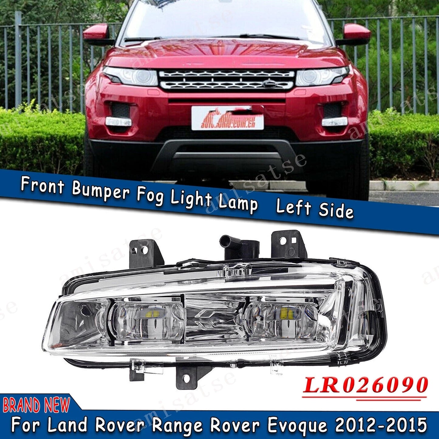 Fog Light Lamp for 2010-2015 Land Rover Range Rover Evoque (2010-2015)